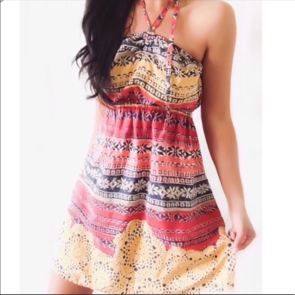 Anthropologie Dresses & Skirts - ❤️ Anthropologie Lilka Silk Halter Summer Dress